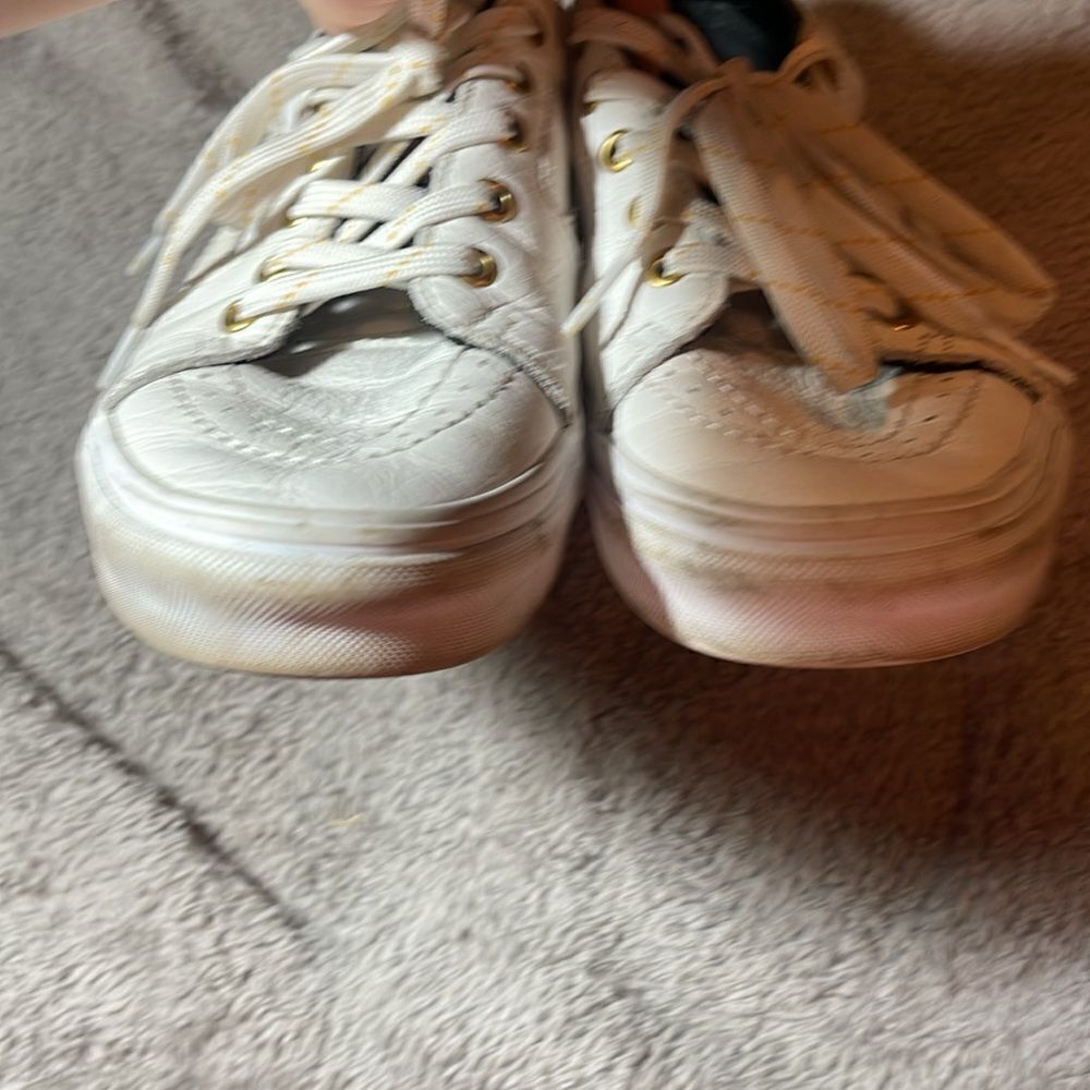 Leather Vans MENS 8 WOMEN 9.5 - Picture 6 of 11